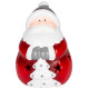Decoration MagicHome Christmas, Santa, LED, terracotta, 8.5x8.2x12.5 cm