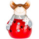 MagicHome Christmas decoration, Smiling reindeer, LED, terracotta, 8.5x8.2x12.5 cm MagicHome Christmas decoration, Smiling reindeer, LED, terracotta, 8.5x8.2x12.5 cm