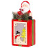 Рождественская фигурка MаgiсHome сhristmаs, Gift with Sаntа, LED, терракота, подвесное, 9x8x17,7 см