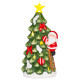 MagicHome Christmas rotājums, eglīte ar Ziemassvētku vecīti, LED, terakota, 11x8,7x21,8 cm MagicHome Christmas rotājums, eglīte ar Ziemassvētku vecīti, LED, terakota, 11x8,7x21,8 cm