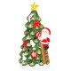 MagicHome Christmas rotājums, eglīte ar Ziemassvētku vecīti, LED, terakota, 11x8,7x21,8 cm MagicHome Christmas rotājums, eglīte ar Ziemassvētku vecīti, LED, terakota, 11x8,7x21,8 cm
