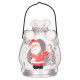 MagicHome Christmas decoration, Santa in a package, LED, terracotta, 9.8x8.8x12.8 cm MagicHome Christmas decoration, Santa in a package, LED, terracotta, 9.8x8.8x12.8 cm