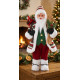 MagicHome Christmas rotājums, Ziemassvētku vecītis ar slēpēm, 46 cm MagicHome Christmas rotājums, Ziemassvētku vecītis ar slēpēm, 46 cm