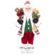 MagicHome Christmas rotājums, Ziemassvētku vecītis ar slēpēm, 46 cm MagicHome Christmas rotājums, Ziemassvētku vecītis ar slēpēm, 46 cm