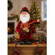 MagicHome Christmas rotājums, Ziemassvētku vecītis ar ģitāru, 35 cm MagicHome Christmas rotājums, Ziemassvētku vecītis ar ģitāru, 35 cm