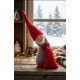 MagicHome Christmas Ziemassvētku rotājumi, Elfs ar maisu, sarkans, audums, 13x10x43 cm MagicHome Christmas Ziemassvētku rotājumi, Elfs ar maisu, sarkans, audums, 13x10x43 cm
