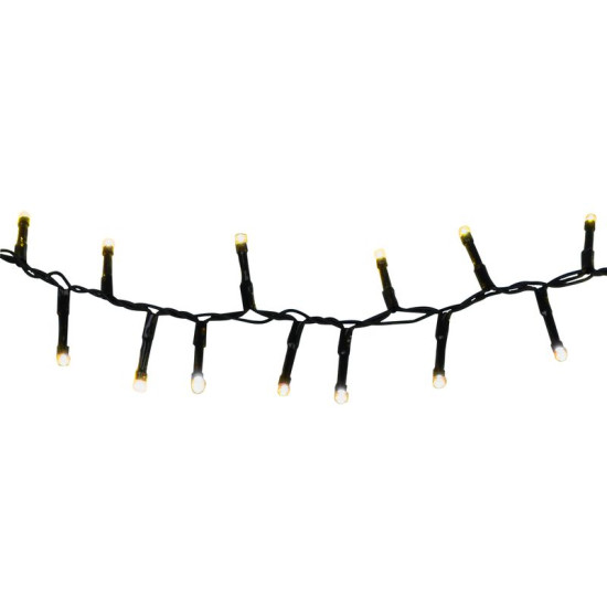 Рождественская гирлянда MаgiсHome, 1120 светодиодов теплого белого цвета, простое освещение, 230 В, 50 Гц, Iр44, внешнее освещение, L-10 м