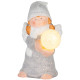 MagicHome Christmas figūra, Eņģelis ar sniega globusi, LED, terakota, 13,5x13x20 cm MagicHome Christmas figūra, Eņģelis ar sniega globusi, LED, terakota, 13,5x13x20 cm