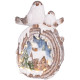 MagicHome Christmas decoration, Birds with houses, LED, ceramic, 3xAAA, 33.3x16.5x47 cm MagicHome Christmas decoration, Birds with houses, LED, ceramic, 3xAAA, 33.3x16.5x47 cm