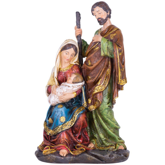 Рождественское украшение MаgiсHome, Святое Семейство, полирезина, 25 см Рождественское украшение MаgiсHome, Святое Семейство, полирезина, 25 см