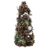 MagicHome Christmas eglīte, dabīga, ar zaļumbumbiņām, 47 cm