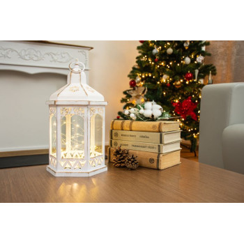 Фонарь MagicHome Christmas Morocco, 30x mLED, белый, 3xAAA, пластик, таймер, 18x15x32 см