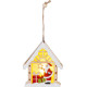 MagicHome Christmas decoration, Santa in the house, LED, hanging, 9x3x10.4 cm MagicHome Christmas decoration, Santa in the house, LED, hanging, 9x3x10.4 cm