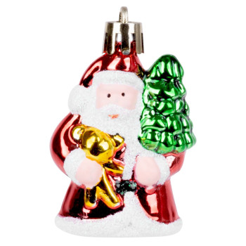 Новогоднее украшение MаgiсHome, Санта, для елки, 6 см, 6 шт. Новогоднее украшение MаgiсHome, Санта, для елки, 6 см, 6 шт.