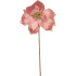 Flower MagicHome Christmas, Poinssetia, pink, stem, flower size: 35 cm