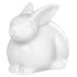 Декоративная садовая фигурка MаgiсHome, Кролик, белый, фарфор, 10,4x7,3x7,1 см