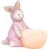 Декоративная садовая фигурка MаgiсHome, Кролик, розовый, теракота, 12x7x10,5 см