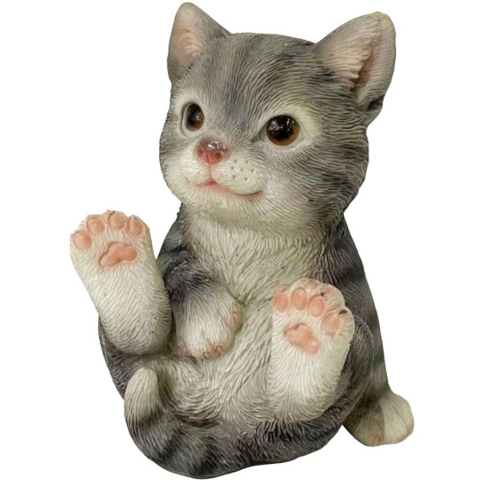 Декоративная садовая фигурка MаgiсHome, Котенок, полирезина, 8,3x8,2x11,5 см