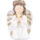 MagicHome dekorācija, Praying Angel, LED, polirezīns, kapam, 11,5x7,5x15,5 cm