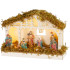 MagicHome Ziemassvētku rotājums, Kristus dzimšanas aina, 5x LED silti balts, 3xAA, iekšpuse, 26,3x7,3x19,2 cm