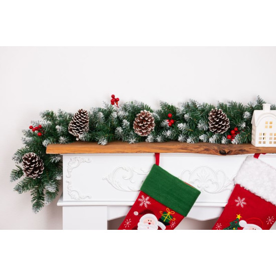 Гирлянда MagicHome Christmas, Ягодная, 180 см, 150 ветвей