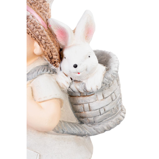 MagicHome dekorācija, Zēns ar ausīm, keramika, 23,5x18x48 cm