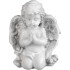 MagicHome decoration, Praying angel, polyresin, for the grave, 9x7.5x11 cm