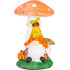 Украшение MagicHome Nature, Гном под грибом, полирезин, 10,8x12x16,7 см
