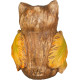 MagicHome Природное украшение, Сова, полирезина, 7,8x6,8x10 см