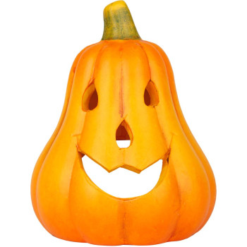 MagicHome Nature украшение, Тыква длинная, терракота, 11x10x14 см