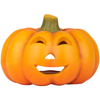 MagicHome Nature Decoration, Тыква широкая, терракота, 13,5x13x9,6 см