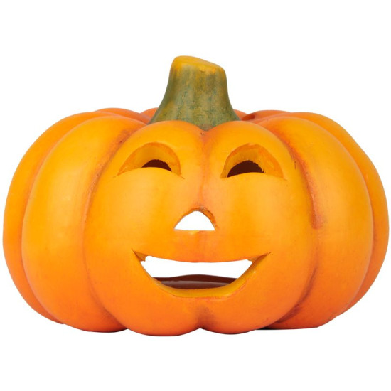 MagicHome Nature Decoration, Тыква широкая, терракота, 13,5x13x9,6 см