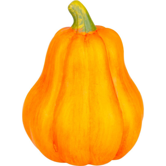 MagicHome Nature украшение, Тыква, оранжевый, терракота, 7,5x7,5x10 см