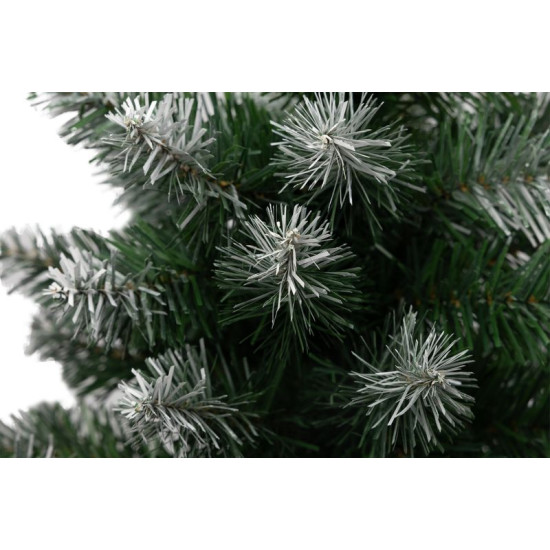 Рождественская ель MagicHome Belo, пихта в джуте, заснеженные концы, очень толстая, 60 см