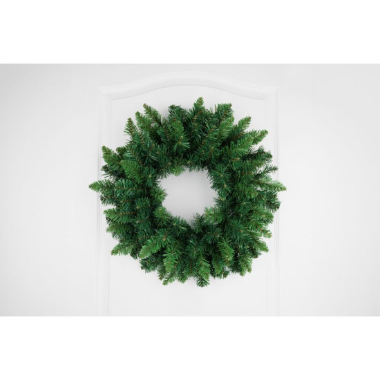 MagicHome Ziemassvētku vainags, dabīgs, 45 cm, 160 zari, ĪPAŠI BIEZS