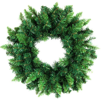 Рождественский венок MagicHome, натуральный, 45 см, 160 веток, ОЧЕНЬ ТОЛСТЫЙ