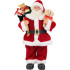 Новогоднее украшение MagicHome, Санта с подарками и плюшевым мишкой, красное, 30 см