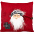 MagicHome Ziemassvētku spilvens, Santa, sarkans, 30x30 cm