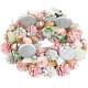 MagicHome Christmas wreath, natural, pink, Advent, 30x8 cm