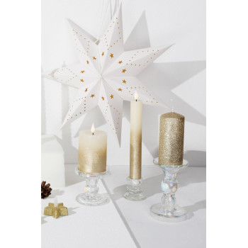 Подставка для свечей MagicHome Christmas, стекло, 5,5x5,5 см