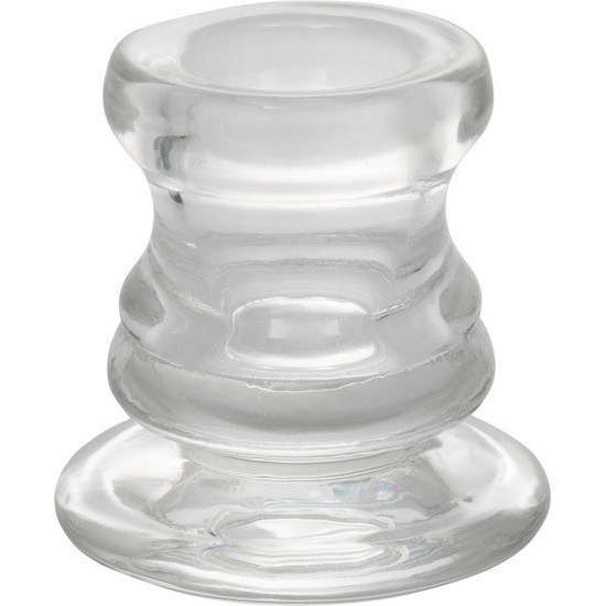 MagicHome Ziemassvētku sveču statīvs, stikls, 5,5x5,5 cm MagicHome Ziemassvētku sveču statīvs, stikls, 5,5x5,5 cm