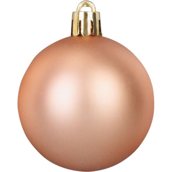 Новогодние шары MagicHome, 20 шт., розовое золото, на елку, 5 см Новогодние шары MagicHome, 20 шт., розовое золото, на елку, 5 см