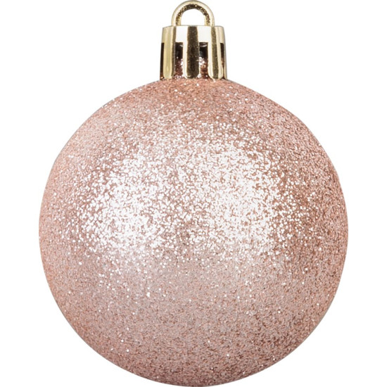 MagicHome Egles rotājumi, 20gb, rozā zelts, eglītei, 5 cm