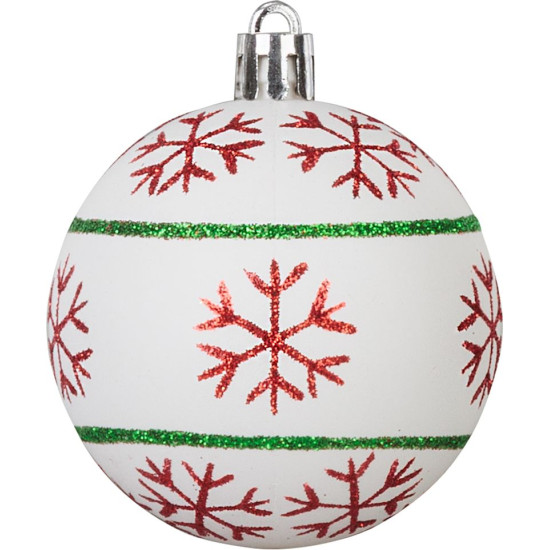 MagicHome Egles rotājumi, komplekts, 32gb, sarkans-zaļbalts, mix, eglītei