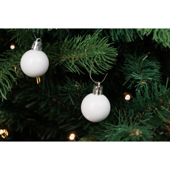 MagicHome Egles rotājumi, 24gb, komplekts, balts, eglītei, 3 cm