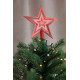 Новогоднее украшение MagicHome, 1 шт, 20 см, звезда, красная, на елку