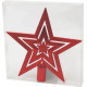 Новогоднее украшение MagicHome, 1 шт, 20 см, звезда, красная, на елку