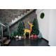 MagicHome Christmas decoration, Deer, reindeer, 150 LED warm white, IP44, exterior, 70x28x150 cm