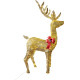 MagicHome Christmas decoration, Deer, reindeer, 150 LED warm white, IP44, exterior, 70x28x150 cm