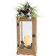 MagicHome Christmas Lantern, LED Warm White, 3xAAA, Timer, Brown, 20x20.5x51 cm, Moving Flame MagicHome Christmas Lantern, LED Warm White, 3xAAA, Timer, Brown, 20x20.5x51 cm, Moving Flame